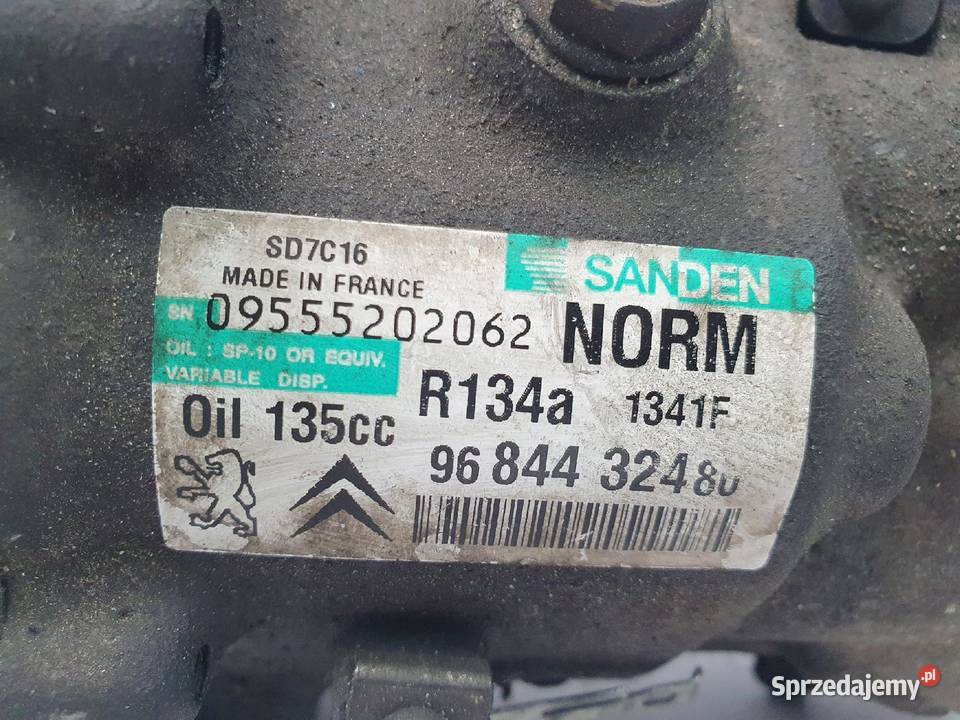 SPRĘŻARKA KLIMATYZACJI Peugeot 308 16 HDI osobowe