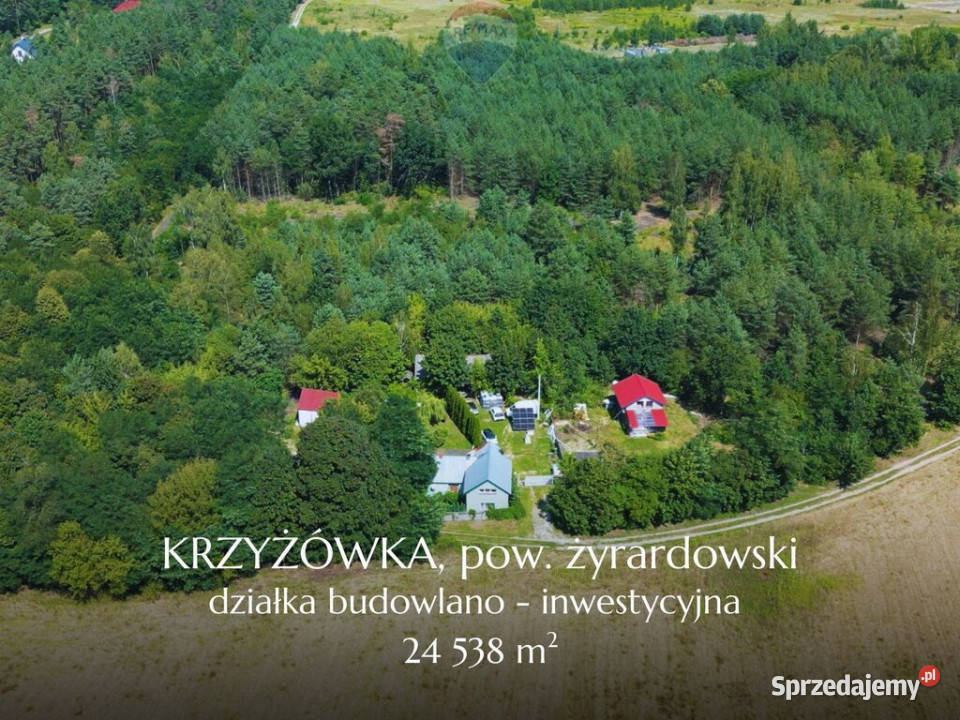 Działka budinwest 25ha 800m SUNTAGO Krzyżówka