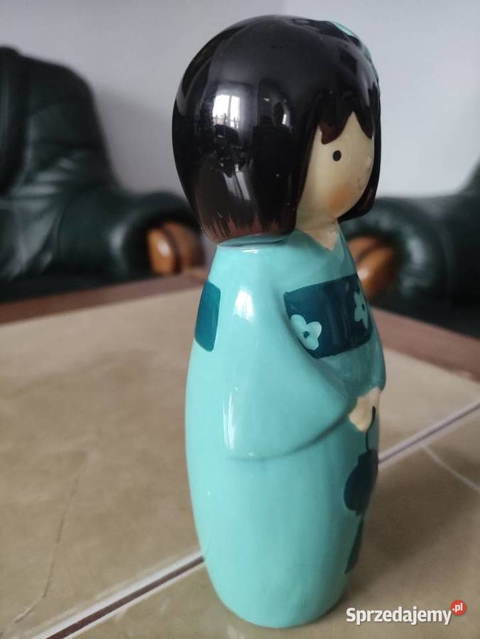 Porcelanowa figurka Kokeshi Japonia Janów Lubelski sprzedam