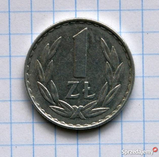 1 ZŁOTY 1977 POLSKA lubelskie Piszczac