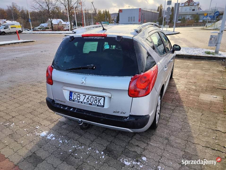 Peugeot 207 SW 16 HDi 90 2008 Klima Panorama ESP asystent parkowania dolnośląskie Wałbrzych