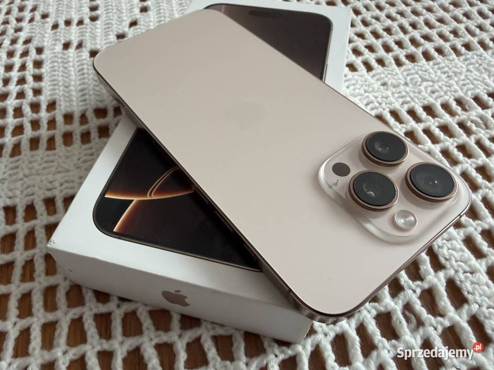IPhone 16 Pro 256GB Gold stan bateria 98 kpl podkarpackie Brzozów