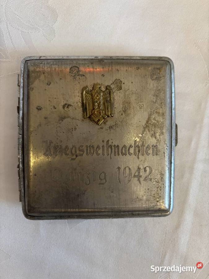 Papierośnica Niemcy II wojna Gdańsk 1942 małopolskie Kraków sprzedam