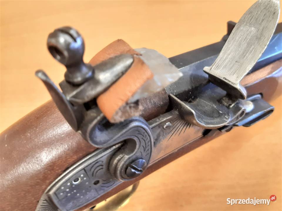 Jednostrzałowy pistolet czarnoprochowy skałkowy Łódź sprzedam