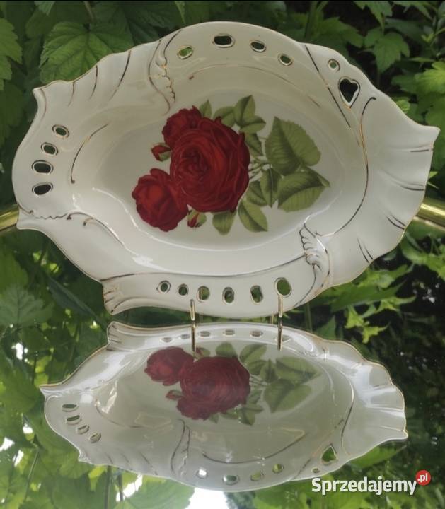 Porcelana zdobiona motywem róż Pabianice sprzedam