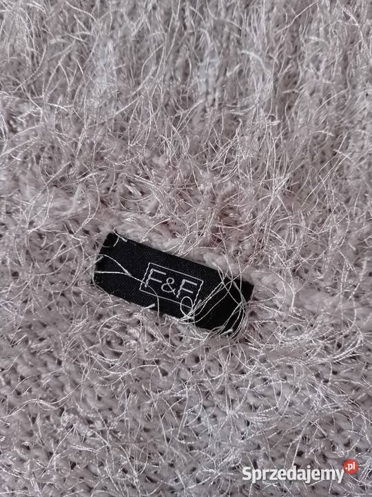 Dluzszy włochaty sweter Rozpinane  Warszawa