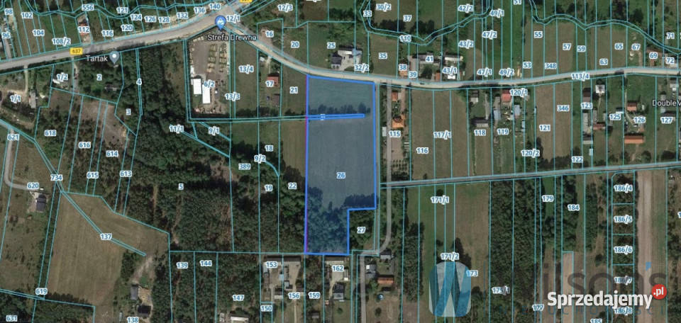 Sprzedam ziemia Stanisławów 18200m2 sprzedam