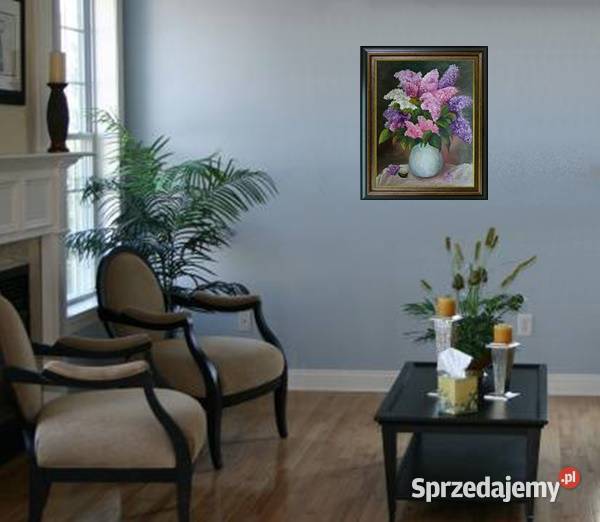 Obraz olejny Bzy Lublin