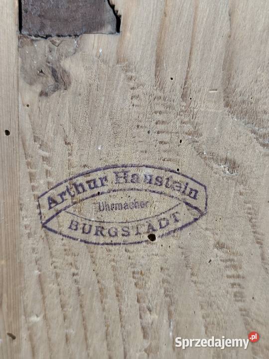 Zegar ścienny Ślązak Gustav Becker Arthur ścienny Poddębice