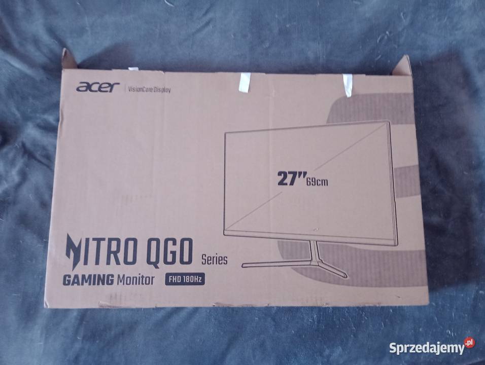 Monitor uszkodzony Acer nitro QGO Monitory i projektory Żagań
