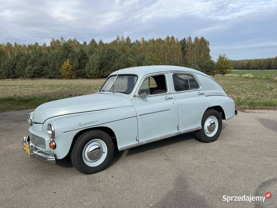 FSO Warszawa M20 oryginał w super stanie niebieski Siedlce