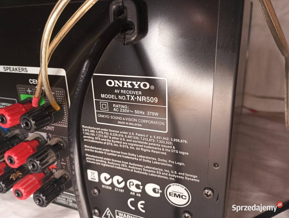 Onkyo TX 509 51 AV amplitunerwzmacniacz używany wielkopolskie Trzcianka