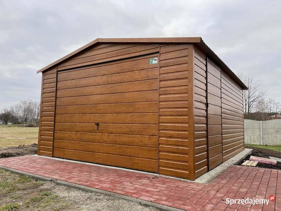Garaż blaszany 4x5 Brama DRZWI Producent SZYBKA Wrocław