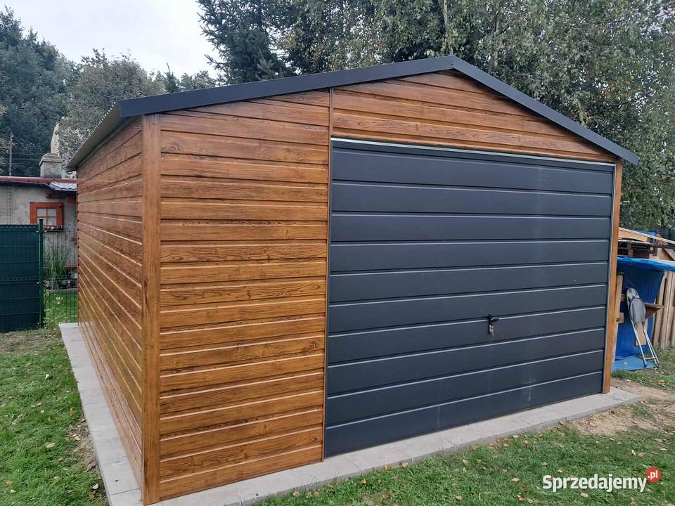 Garaż blaszany 4x5 WZMOCNIONY PROFILAMI Konstantynów Łódzki
