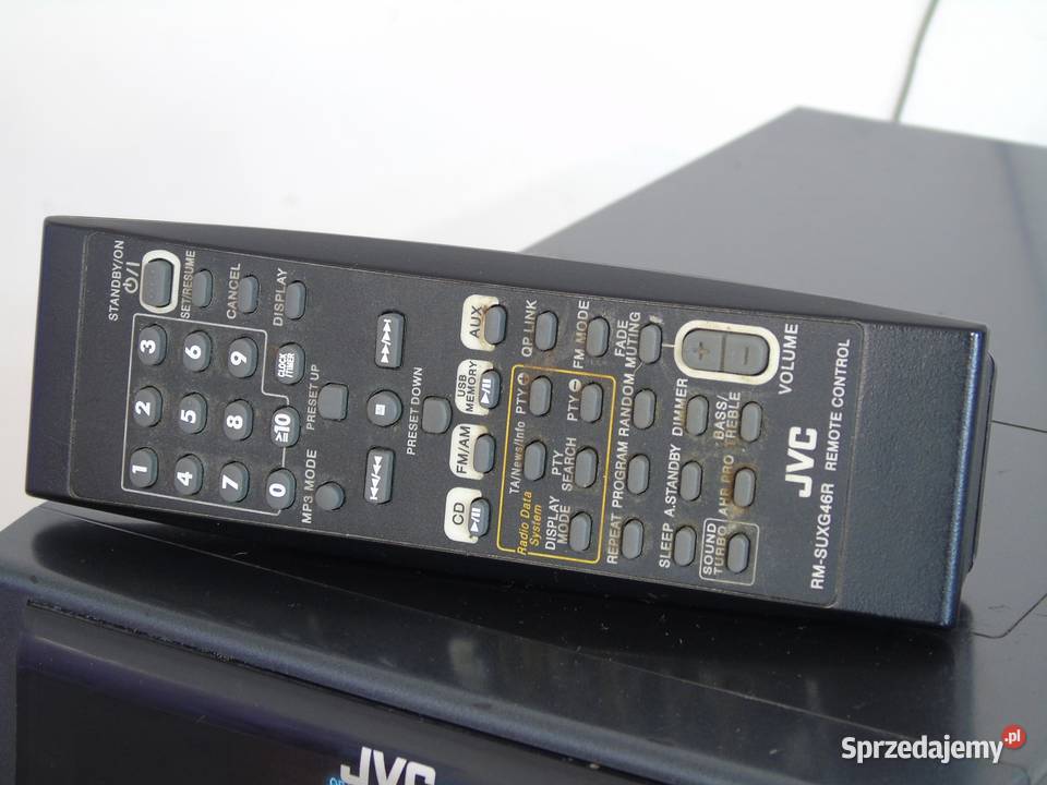 Wieża JVC pilot USB mp3 RDS AUX DOSTAWA Wieże i miniwieże Jasło