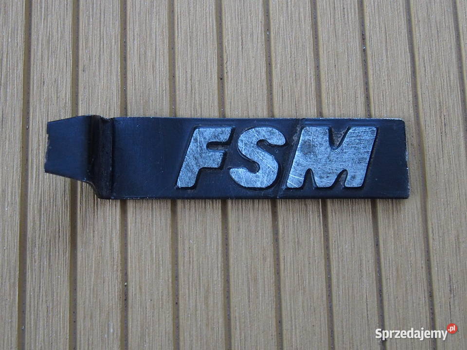 FSO ZNACZEK EMBLEMAT LOGO NAPIS Szewna
