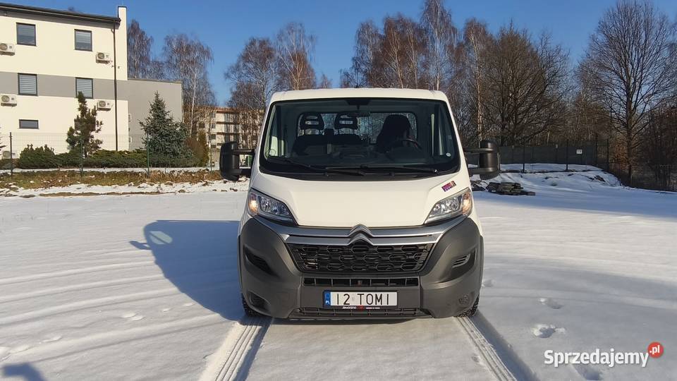 Auto laweta Citroe Juper nieuszkodzony Motoryzacja Bolesław