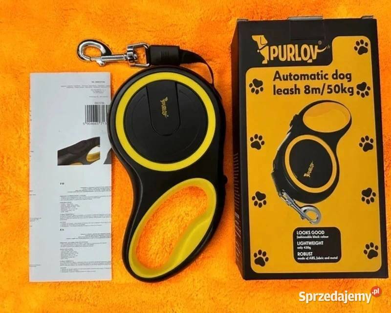 Smycz psa 8m automatyczna taśma NOWA