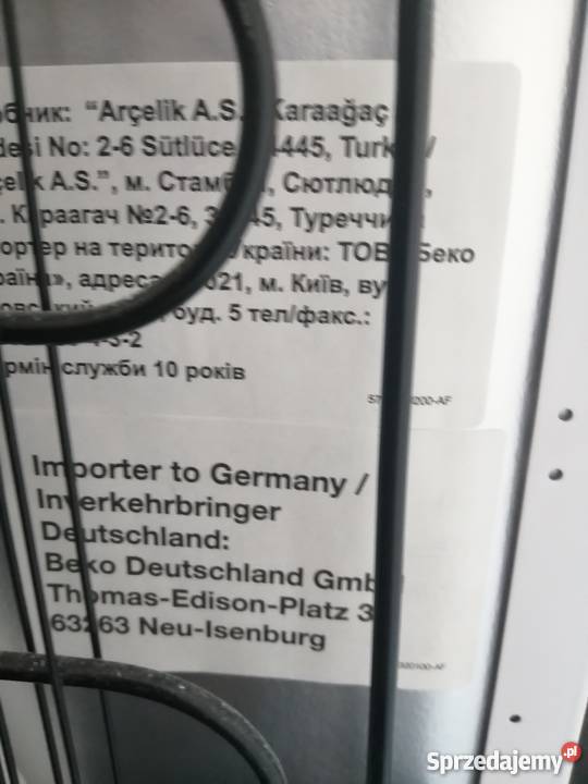 BEKO TS 190320 710 chłodziarka lodówka 47.5cm pomorskie Gdańsk