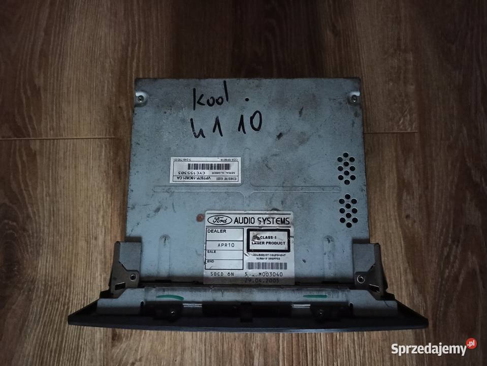 Radio Sony Ford 6000 CD Mondeo Mk3 Focus Mk2 C Sieradz
