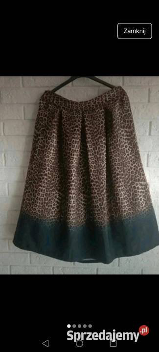 Spódnica rozkloszowana panterka pantera cętki Krosno sprzedam