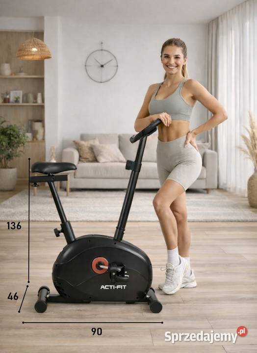 Rower Treningowy Rowerek Stacjonarny Do Ćwiczeń Siłownia i fitness Skawina