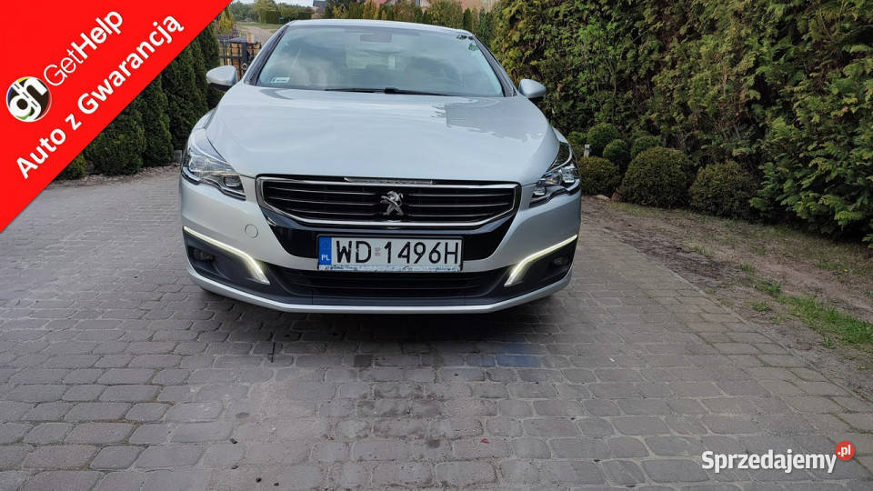 Peugeot 508 zadbany krajowy serwis ASO faktura Rok produkcji 2017 Łochowo