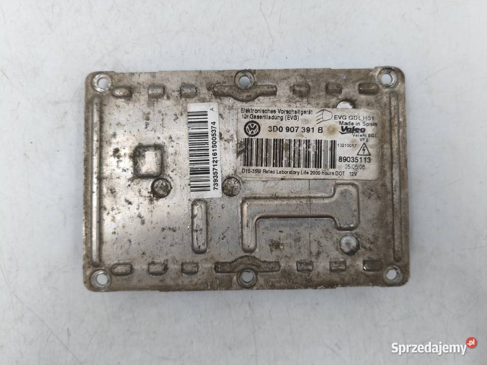 Przetwornica Lampy Xenon VW Passat B6 3D0907391B Wyszków