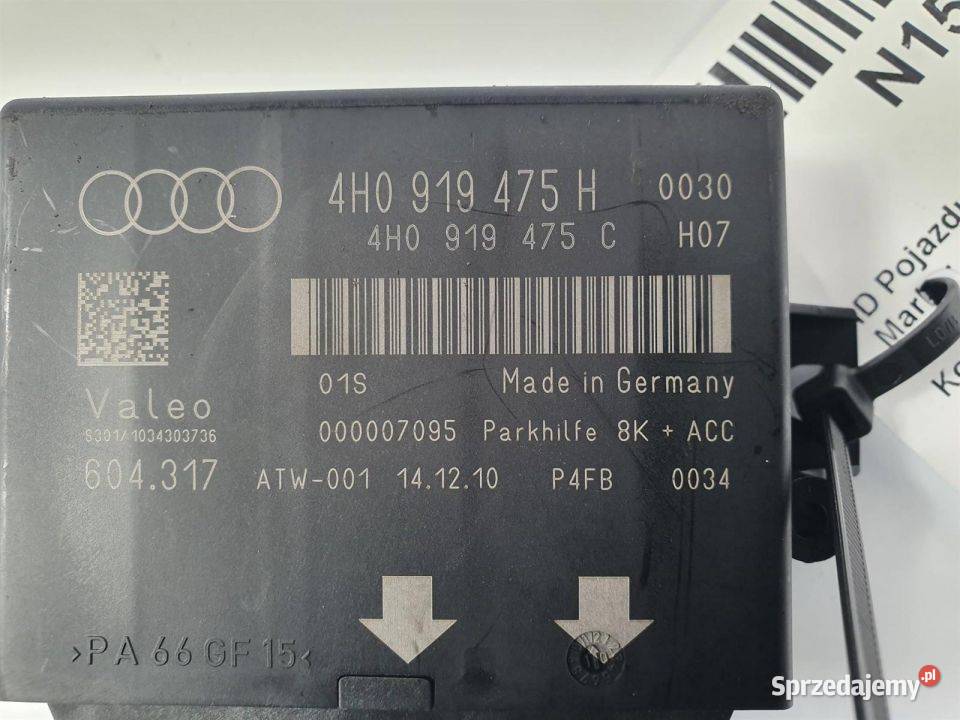 MODUŁ AUDI A8 D4 PRZED LIFT 4H0919475H osobowe Lipno