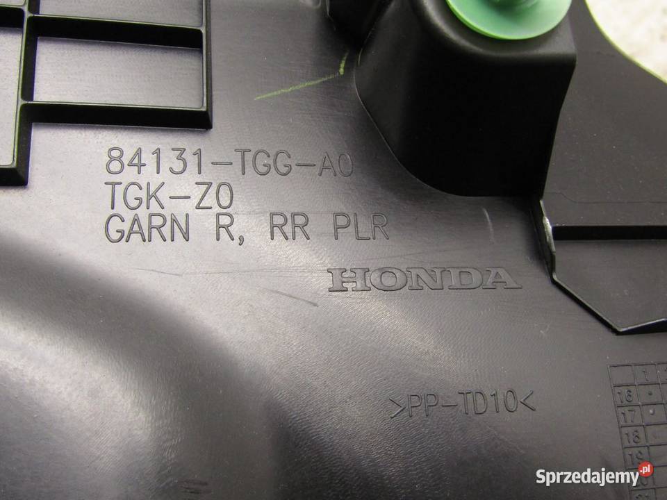 OSŁONA POSZYCIE SŁUPKA PRAWY TYŁ HONDA CIVIC X sprzedam