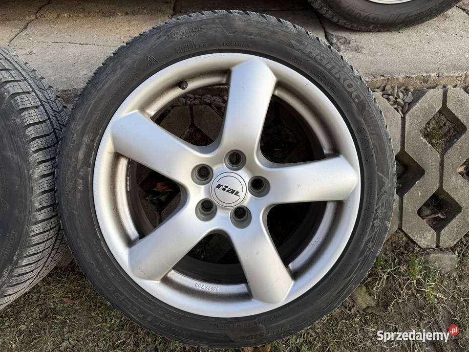 Koła zimowe 5x112 R17 Rial 75J ET38 70mm stan Brzozów