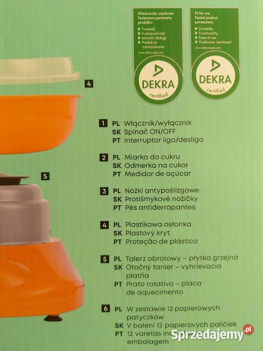 NAJTANIEJ Urządzenie Do Waty Cukrowej Maszyna Do AGD drobne Zabrze