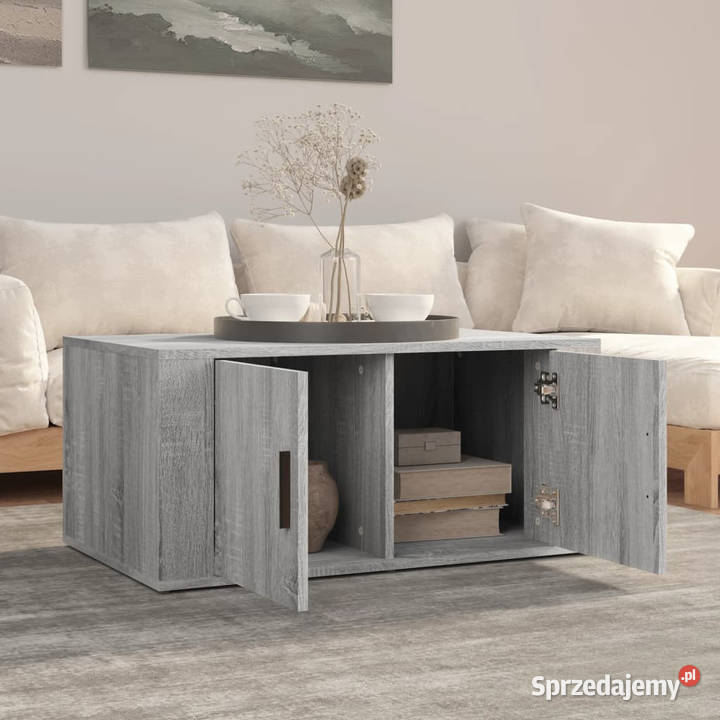 Stolik kawowy szary dąb sonoma 80x50x36 WM816518 Warszawa sprzedam