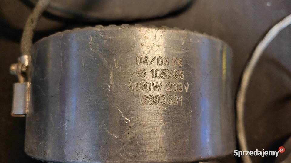 Grzałka opaskowa na cylinder wtryskarki fi 105 sprzedam