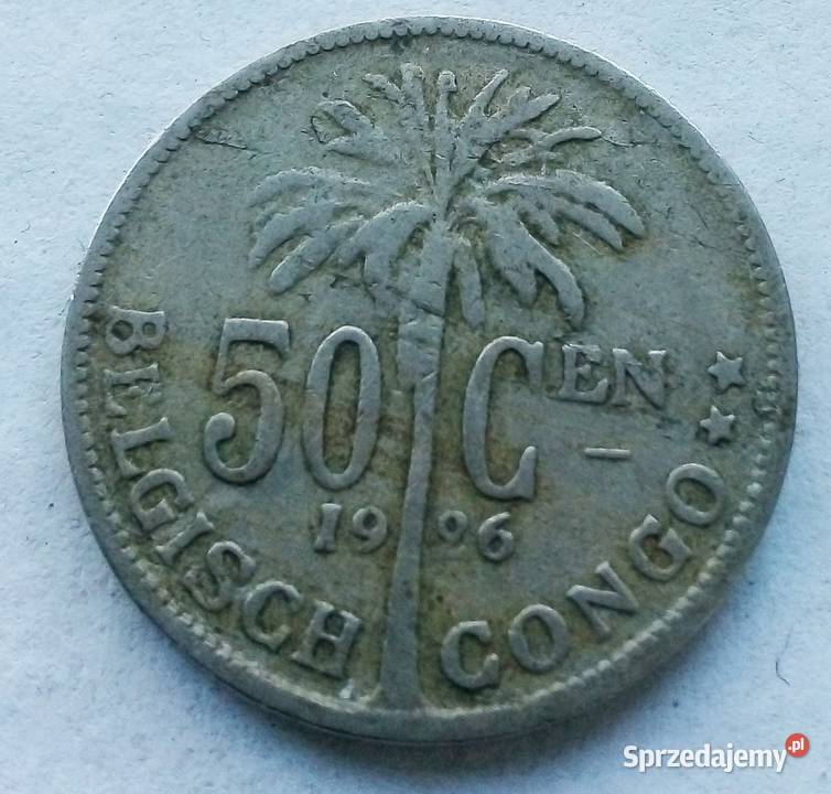 KONGO BELGIJSKIE50 CENTIMES1926 rRZADKA Legionowo