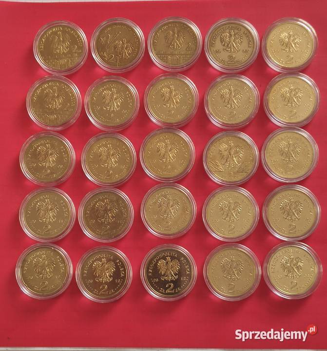 25 monet okolicznościowych 2 każda inna Numizmatyka pomorskie