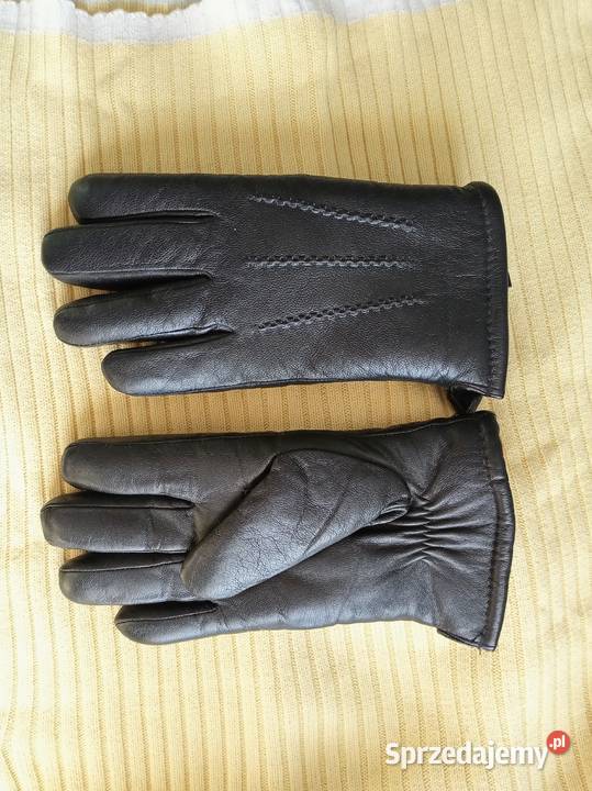 Rękawiczkin męskie skurzane na futerku mazowieckie Warszawa