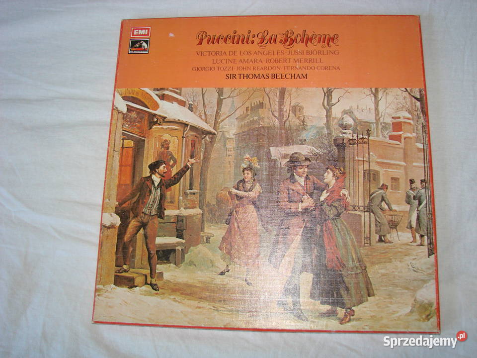 Giacomo Puccini La Boheme 2 płyty winylowe EMI Pruszcz Gdański