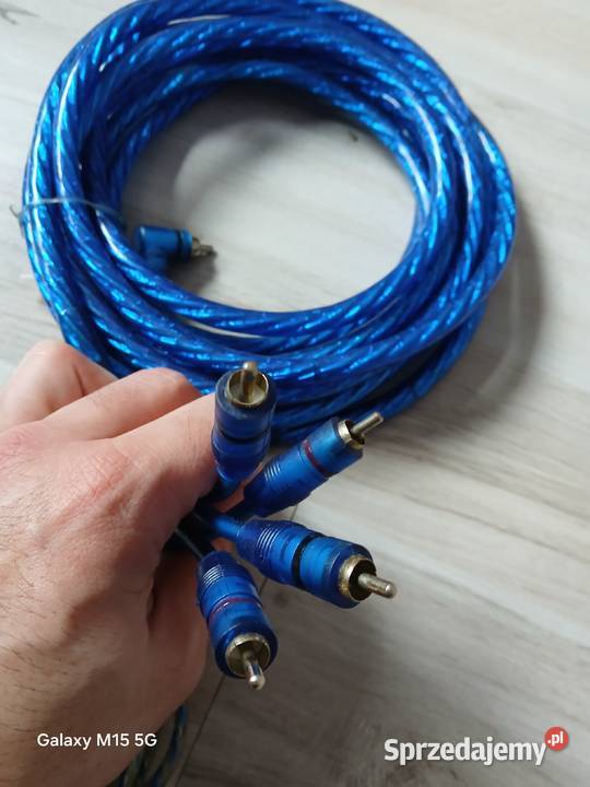 Kabel wzmacniacza car audio 2 sztuki 5 metry Tarnobrzeg
