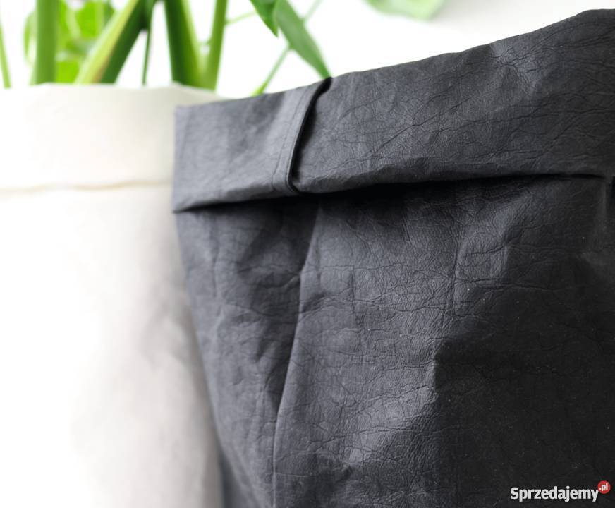 Doniczki czarne ozdobne osłonki na doniczki PAK Warszawa