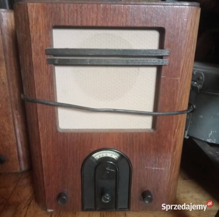 Stare Radio Niemcy Zabytek techniki niemiecki z Grójec