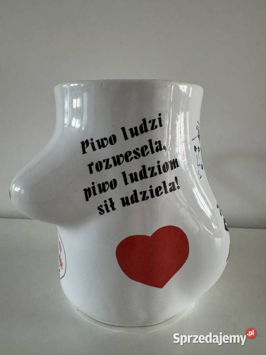 Kufel do piwa zabawny w kształcie kobiety 600 ml Poznań