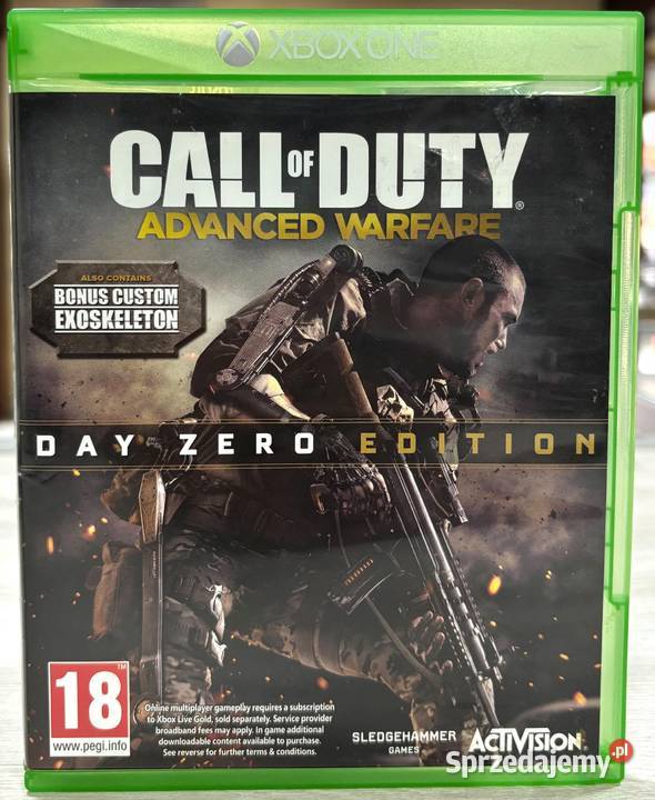 Xbox One Call of duty advanced warfare day zero Gry na konsole Elbląg