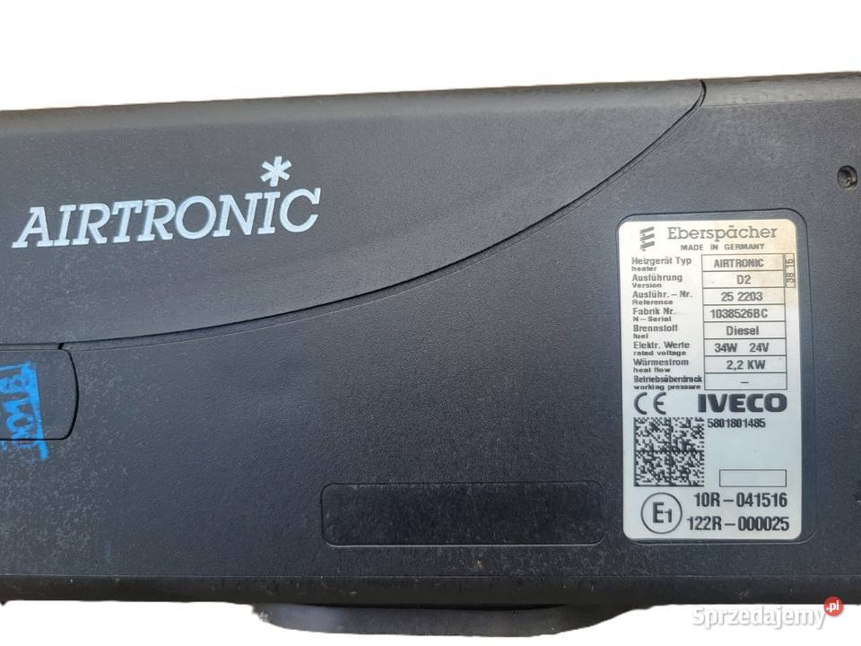 5801801485 252203 Ogrzewanie Webasto Airtronic Zawichost