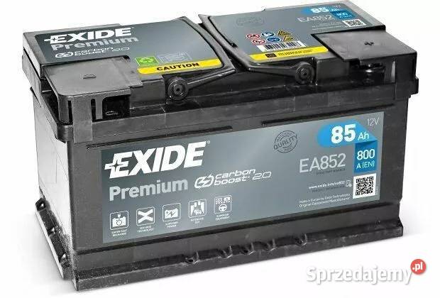Akumulator 85AH 800A EXIDE PREMIUM DARMOWY DOWÓZ