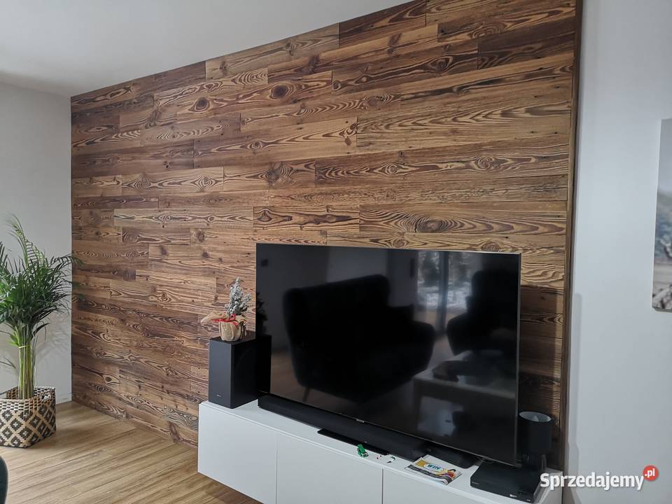 Dekoracja ściany sufitu Stare deski rustykalne dolnośląskie Legnica