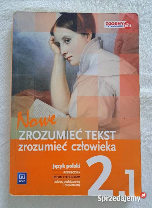 Zrozumieć tekst Zrozumieć człowieka Podręcznik Język Polski
