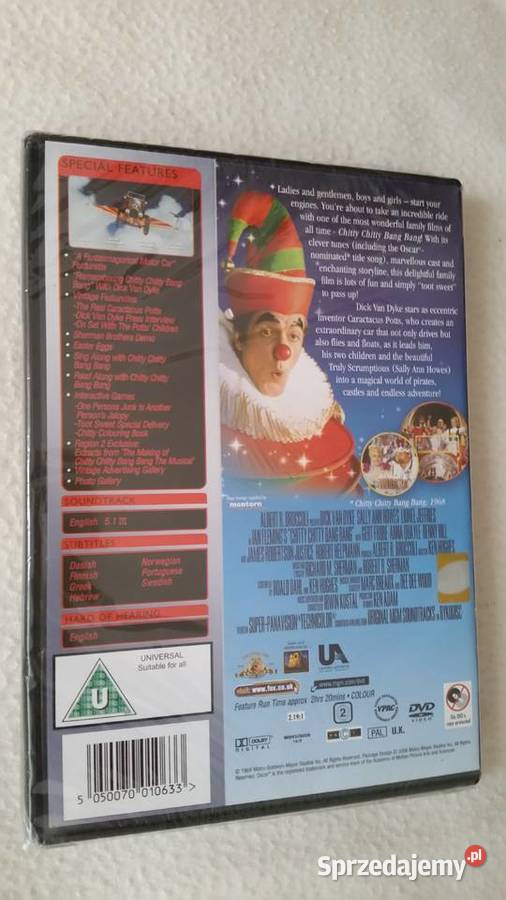 Film CHITTY CHITTY BANG BANG bonus CD soundtrack lubelskie Puławy
