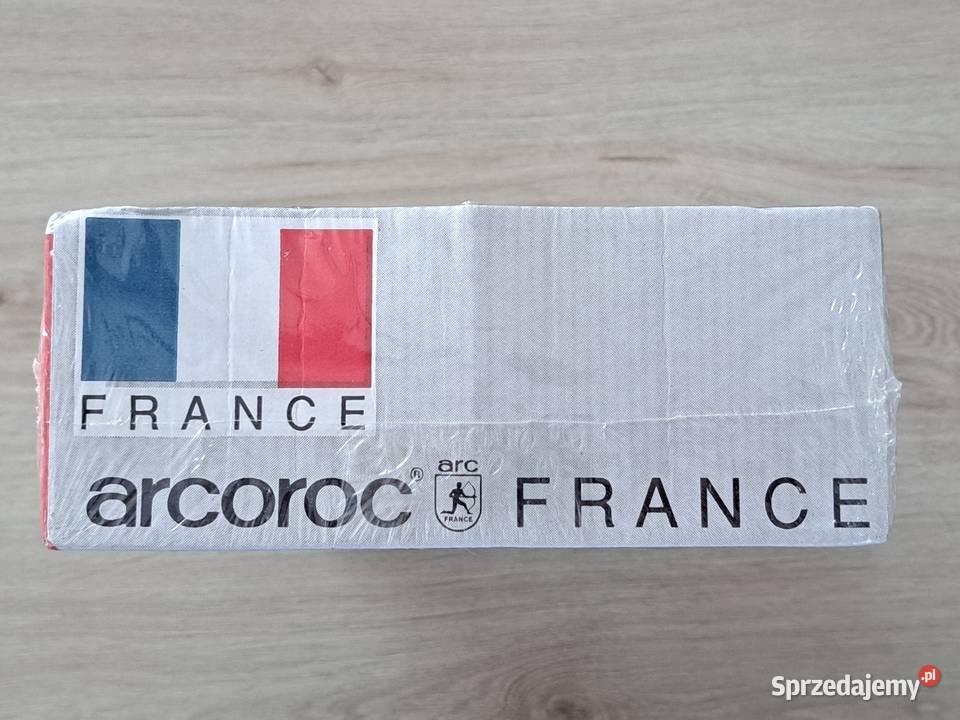 Stare kubki Arcoroc France dymione podstawki brązowy Radom