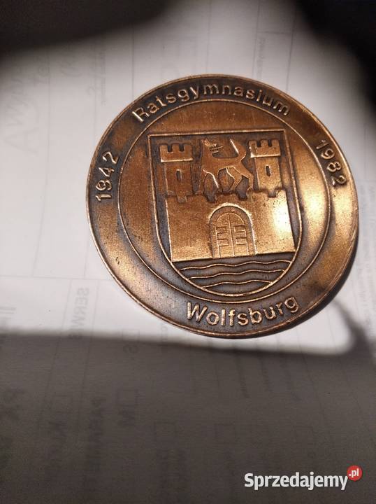 Medal Wolfsburg Volkswagen Gadgety motoryzacyjne Sobieska Wola Pierwsza